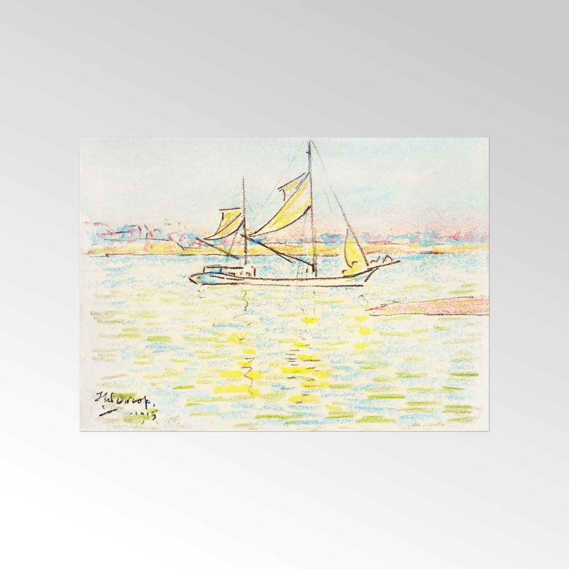 Two–Master On The Zeeland Waters
