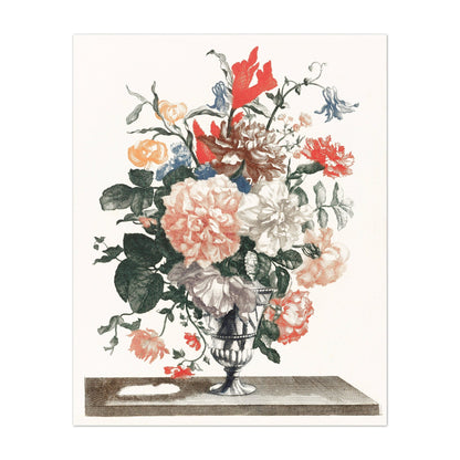 Flowers In A Glass Vase
