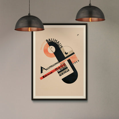 Bauhaus Weimar Exhibition 1923 Vintage Poster
