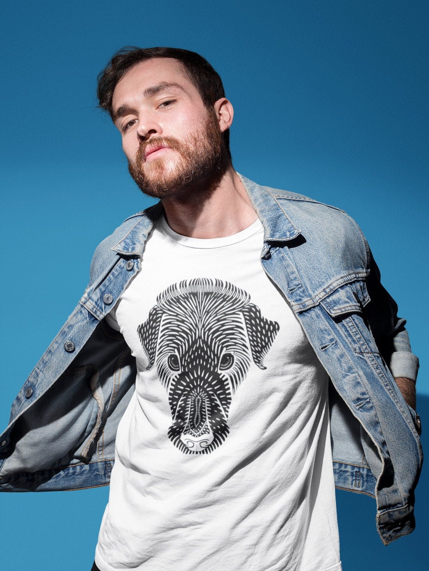 JULIE DE GRAAG - Dog's Head T-Shirt - Pathos Studio - T-Shirts