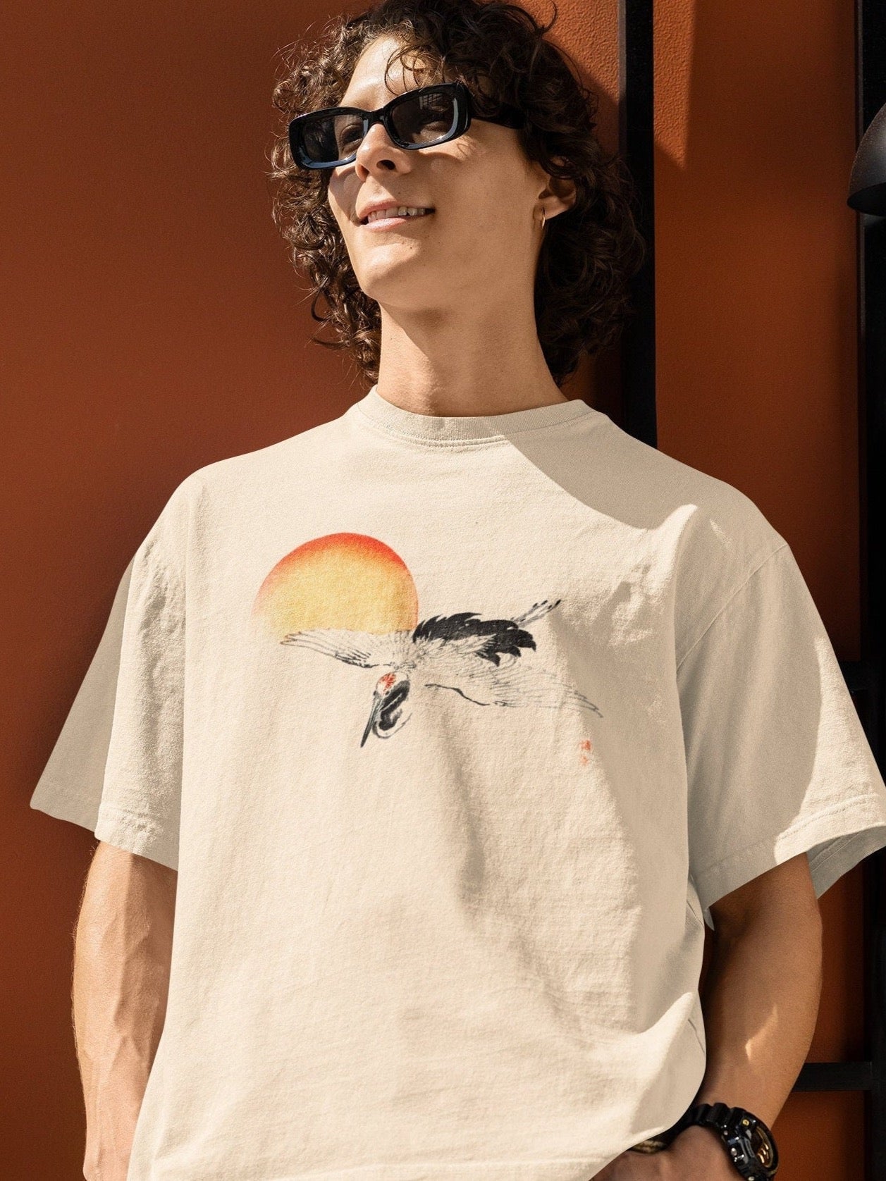 KONO BAIREI - Flying Crane T-Shirt - Pathos Studio -
