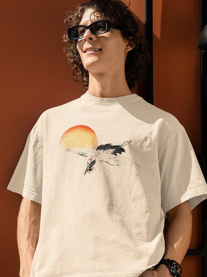KONO BAIREI - Flying Crane T-Shirt - Pathos Studio -