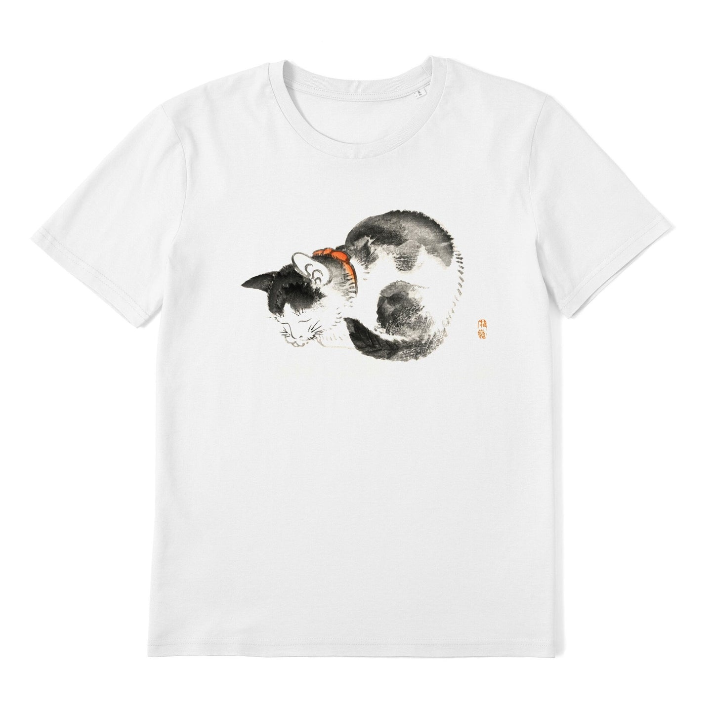 KONO BAIREI - Sleeping Cat T-Shirt - Pathos Studio - Shirts & Tops