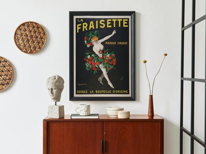 LEONETTO CAPPIELLO - La Fraisette (Affiche ancienne de publicité)