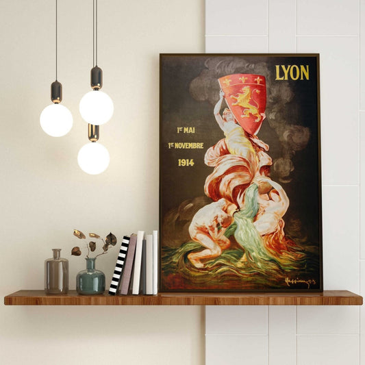 LEONETTO CAPPIELLO - Lyon (Vintage-Ausstellungsplakat)