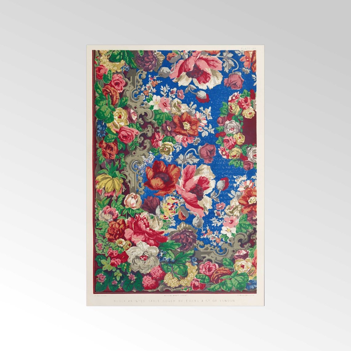 Block Printed Table Cover