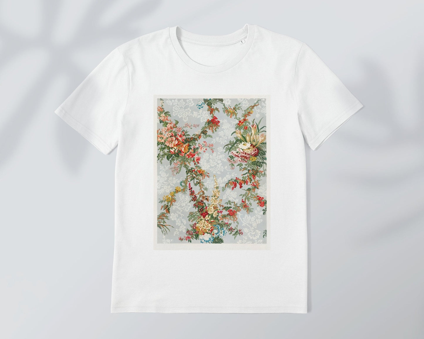 Figured Silk T-Shirt