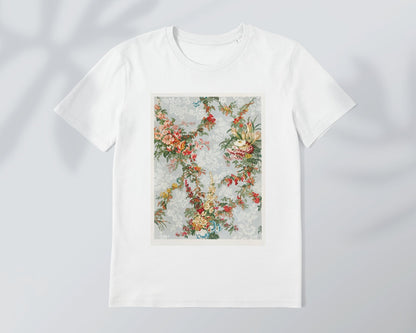 Figured Silk T-Shirt