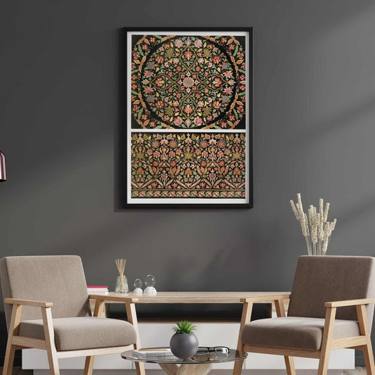 Indian Embroidery on Black Cloth