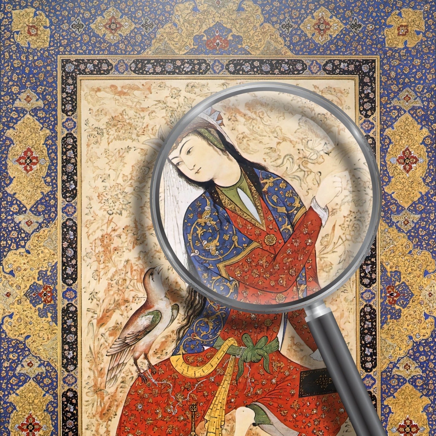 Mirza Agha Emami Untitled Artwork (Traditional Persian Art)