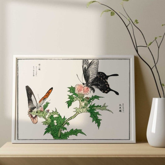 Schmetterling und Blume Illustration