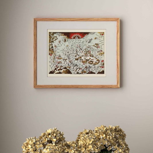 Noordpool / The North Pole (Vintage Map) - Pathos Studio - Art Prints