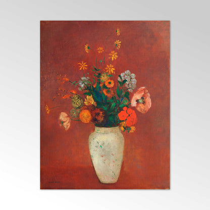 Bouquet dans un vase chinois