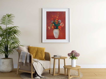 Bouquet dans un vase chinois