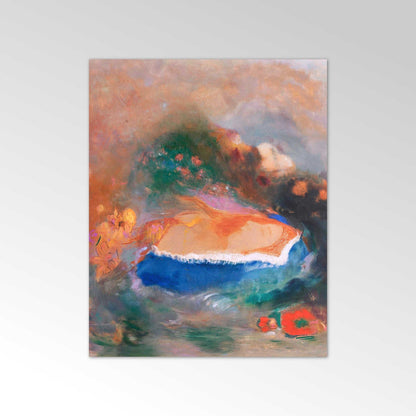 Ophelia with a Blue Wimple in the Water