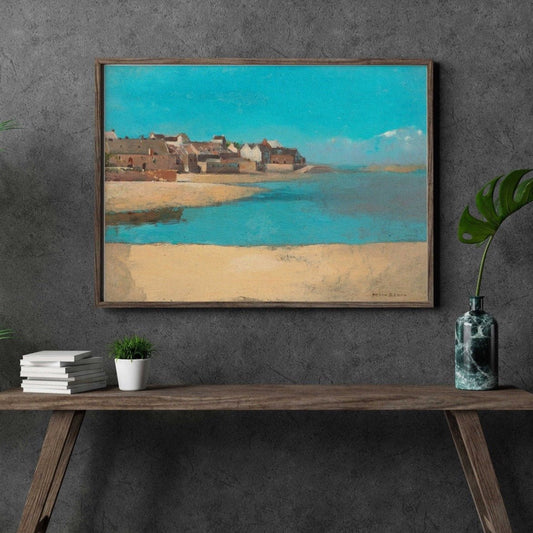 Dorf am Meer in der Bretagne