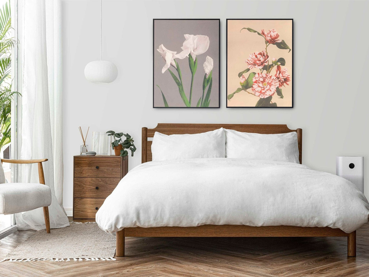 Striped Camellias