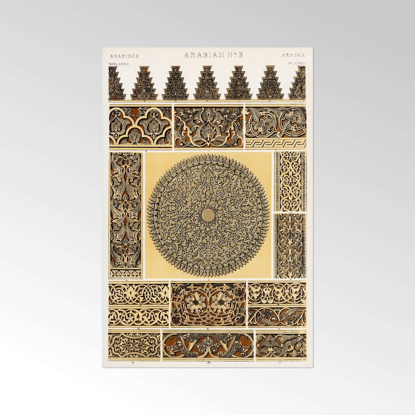 Arabian No. 3 from 'The Grammar Of Ornament'