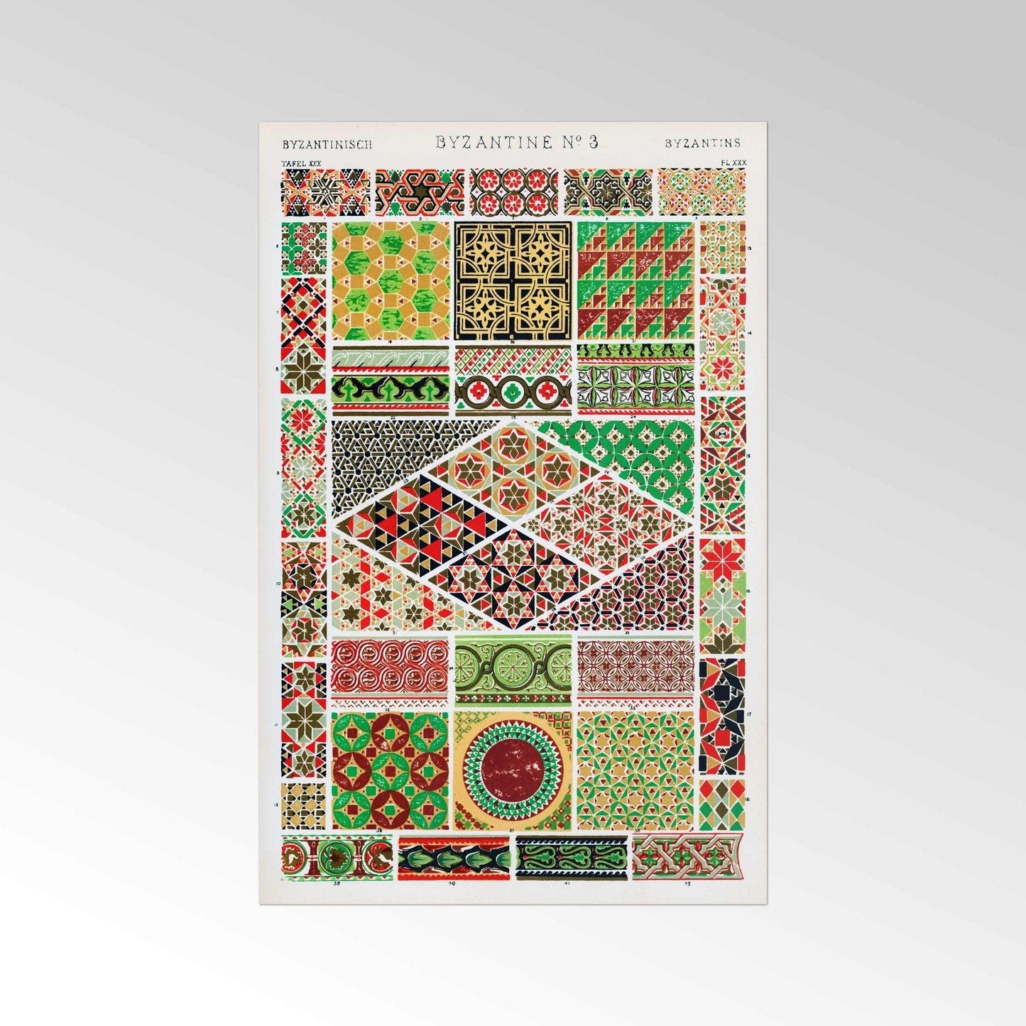 Byzantine No. 3 from 'The Grammar Of Ornament'