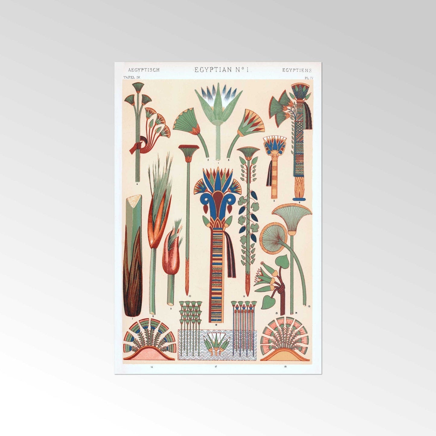 Egyptian No. 1 from 'The Grammar Of Ornament'