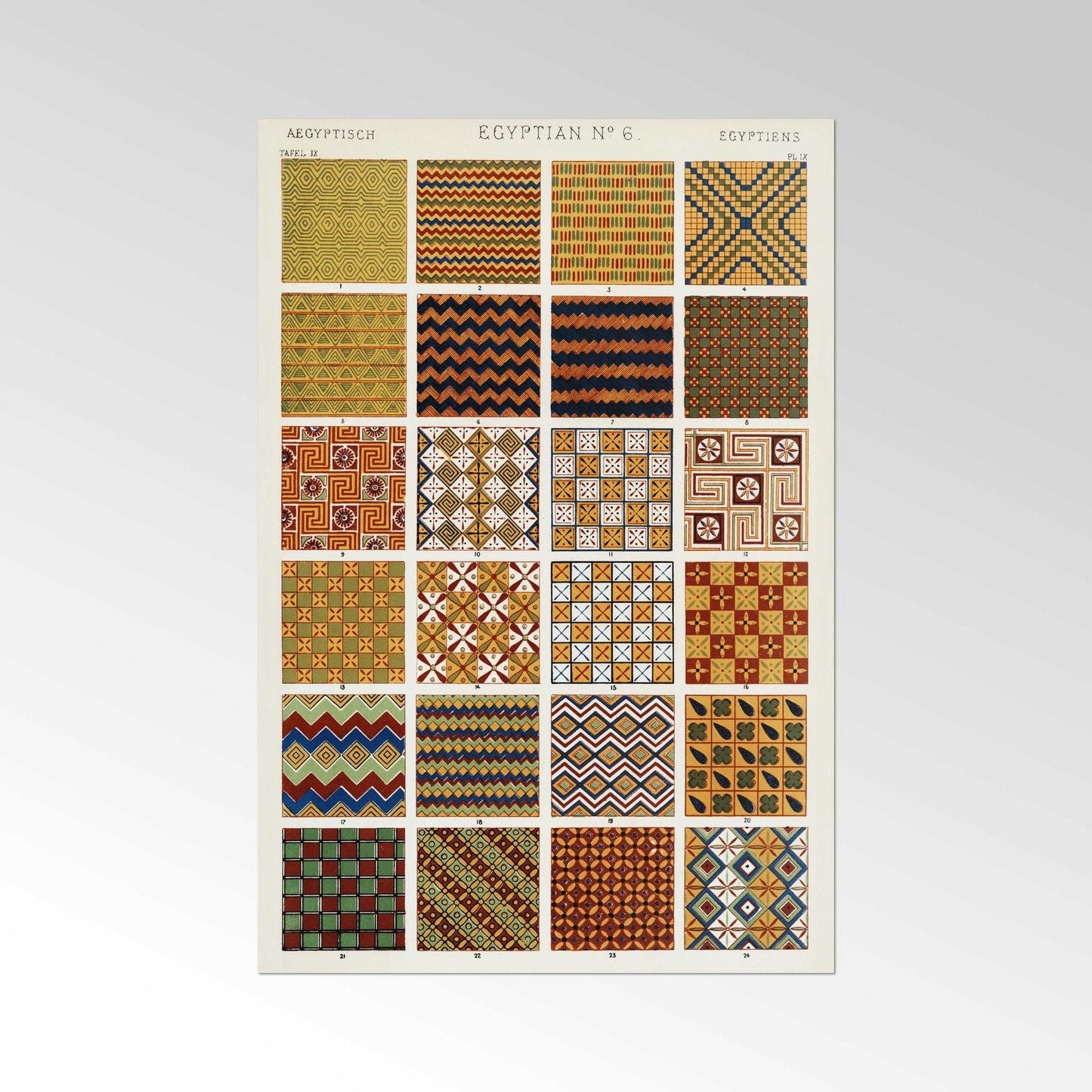 Egyptian No. 6 from 'The Grammar Of Ornament'