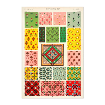Persisch Nr. 1 aus „The Grammar Of Ornament“