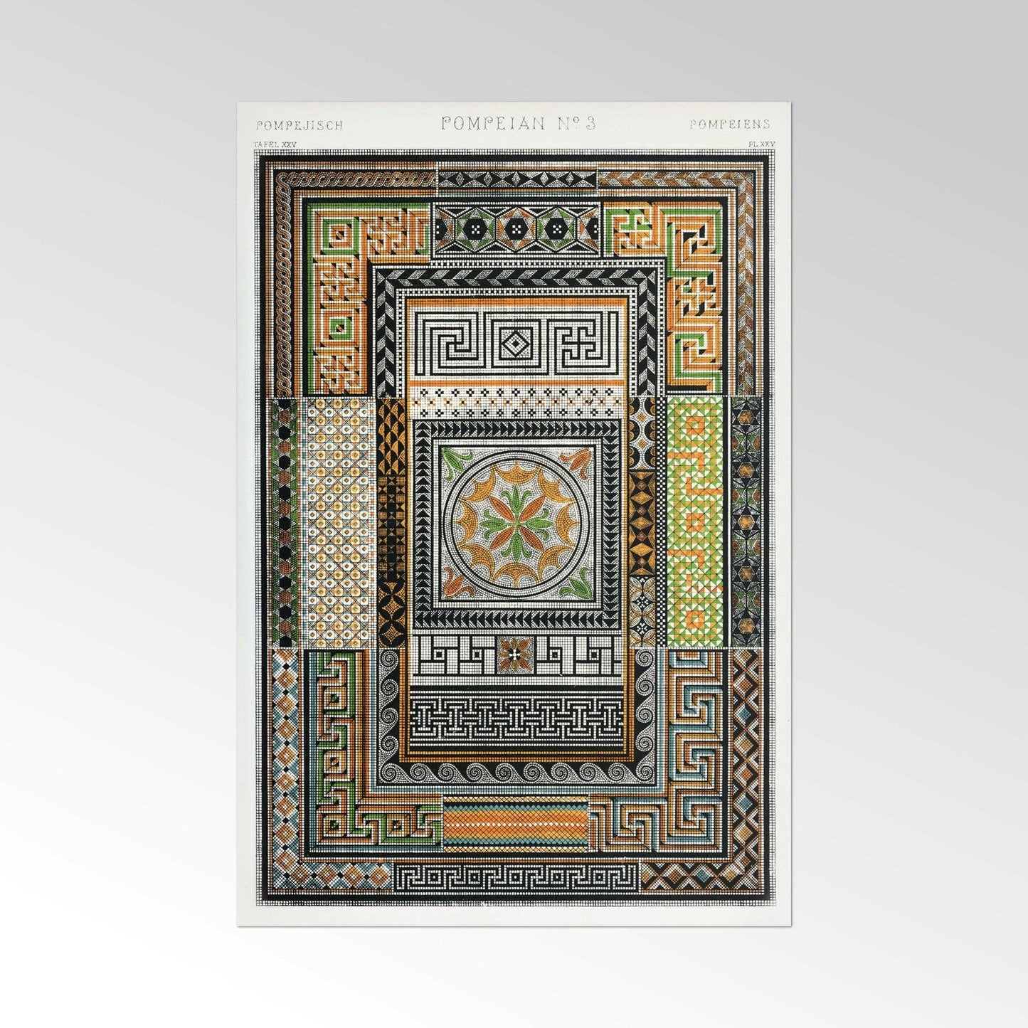Pompejanisch Nr. 3 aus „Die Grammatik des Ornaments“
