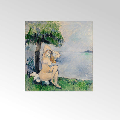 Baigneuse au bord de la mer