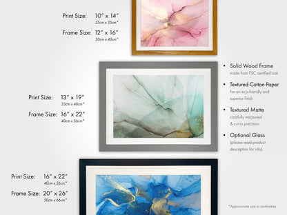 Pink & Blue Abstract Art - Pathos Studio - Art Prints