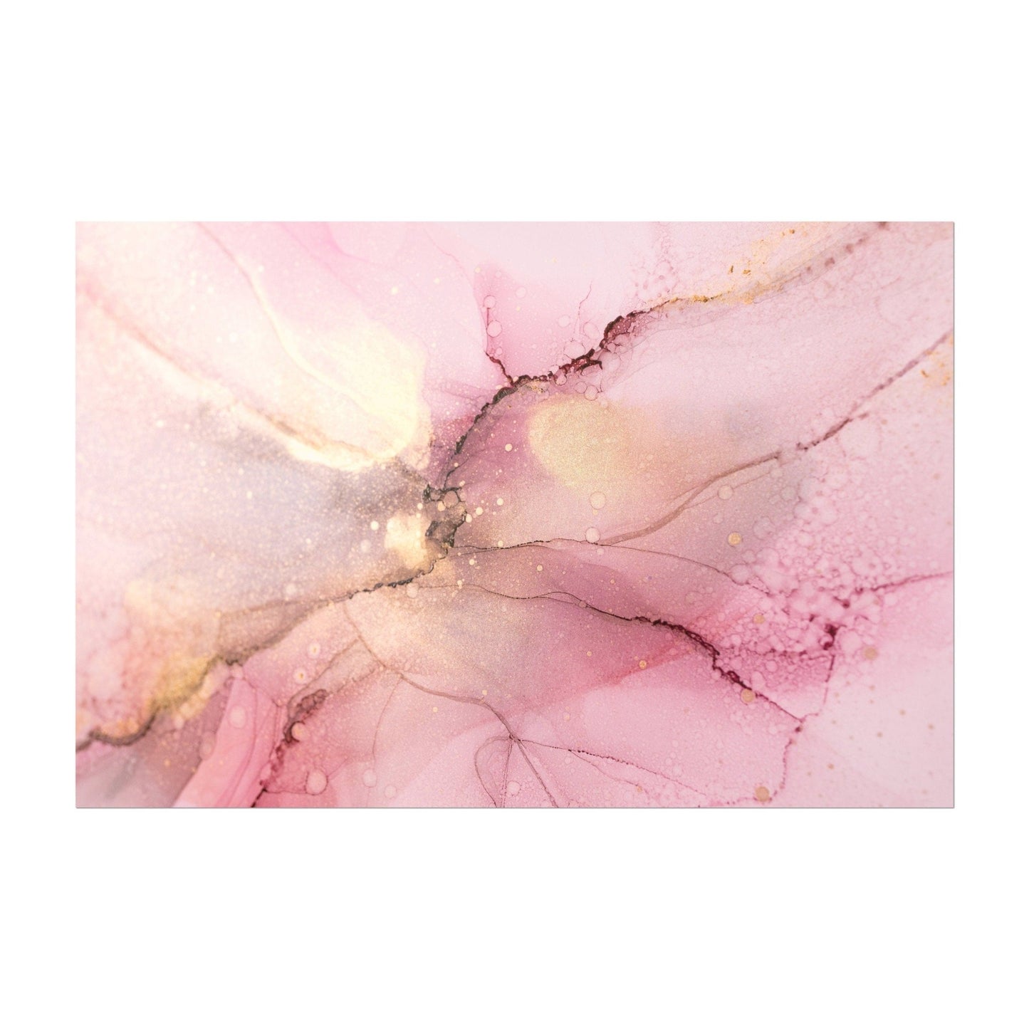 Pink & Gold Abstract Art - Pathos Studio - Art Prints