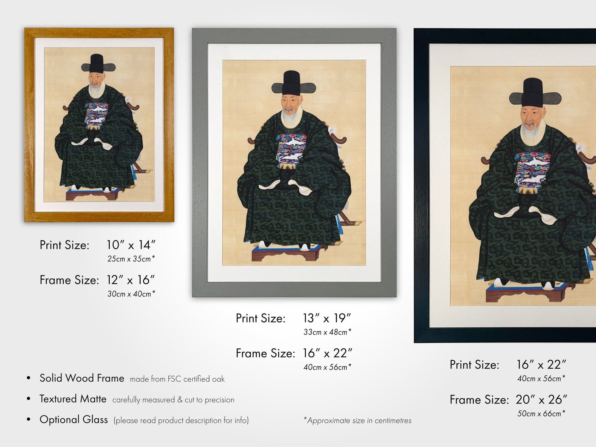 Portrait of Councillor Yi Seong-Won (Traditional Korean Art) - Pathos Studio - Art Prints