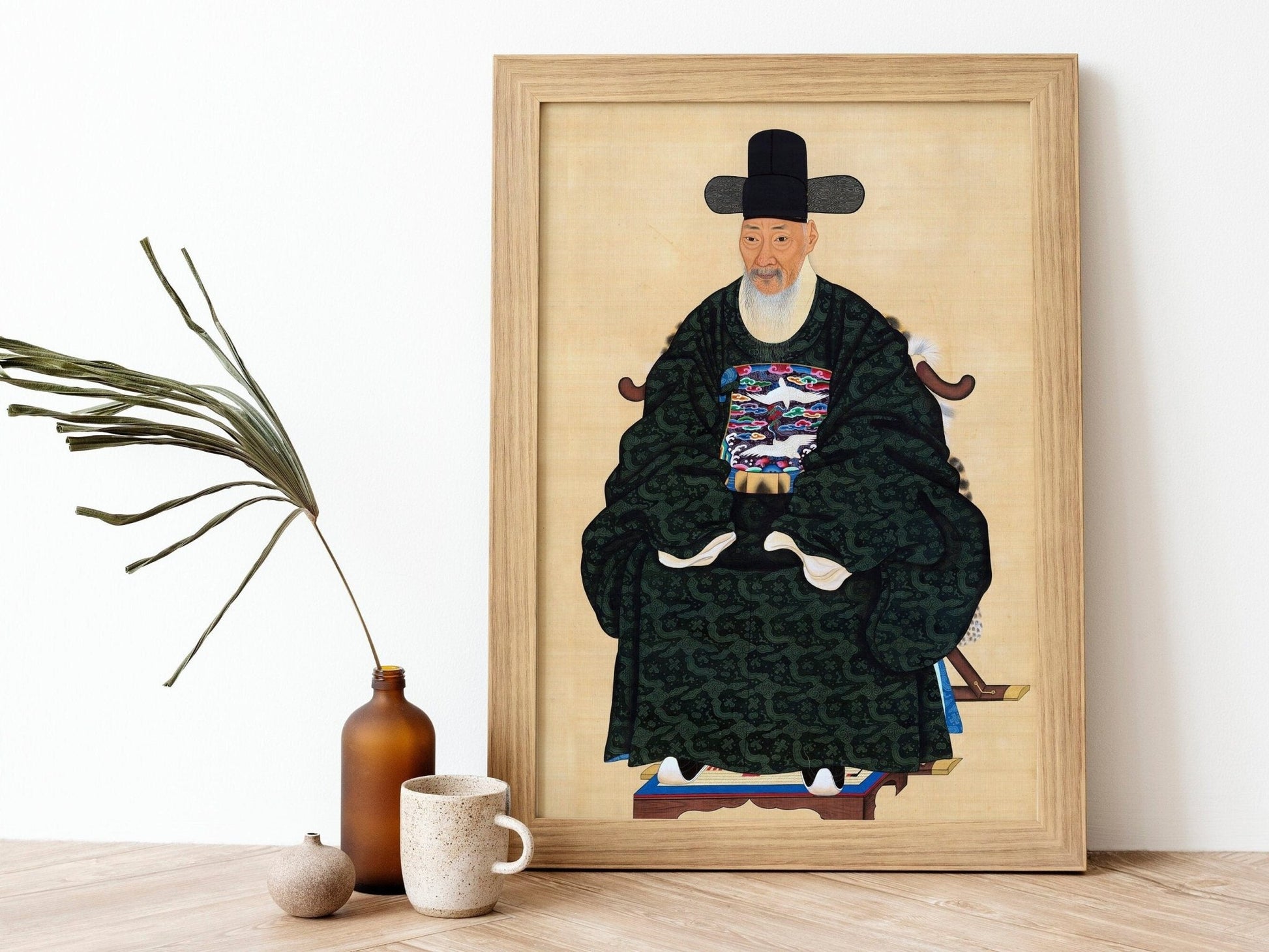 Portrait of Councillor Yi Seong-Won (Traditional Korean Art) - Pathos Studio - Art Prints