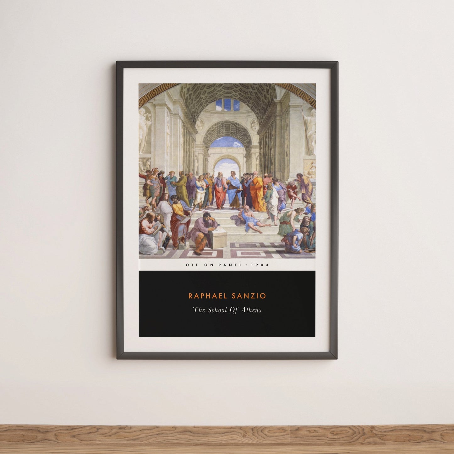 RAPHAEL - The School Of Athens (Vintage Classic Style) - Pathos Studio - Art Prints