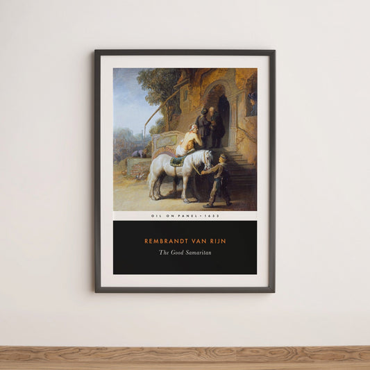 REMBRANDT - The Good Samaritan (Vintage Classic Style) - Pathos Studio - Art Prints
