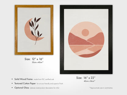 Set of 3 Abstract Boho Prints - Pathos Studio - Art Print Sets