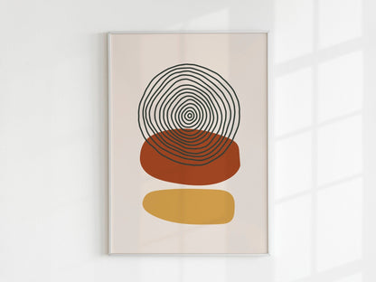Set of 3 Abstract Shape Prints - Pathos Studio - Art Print Sets