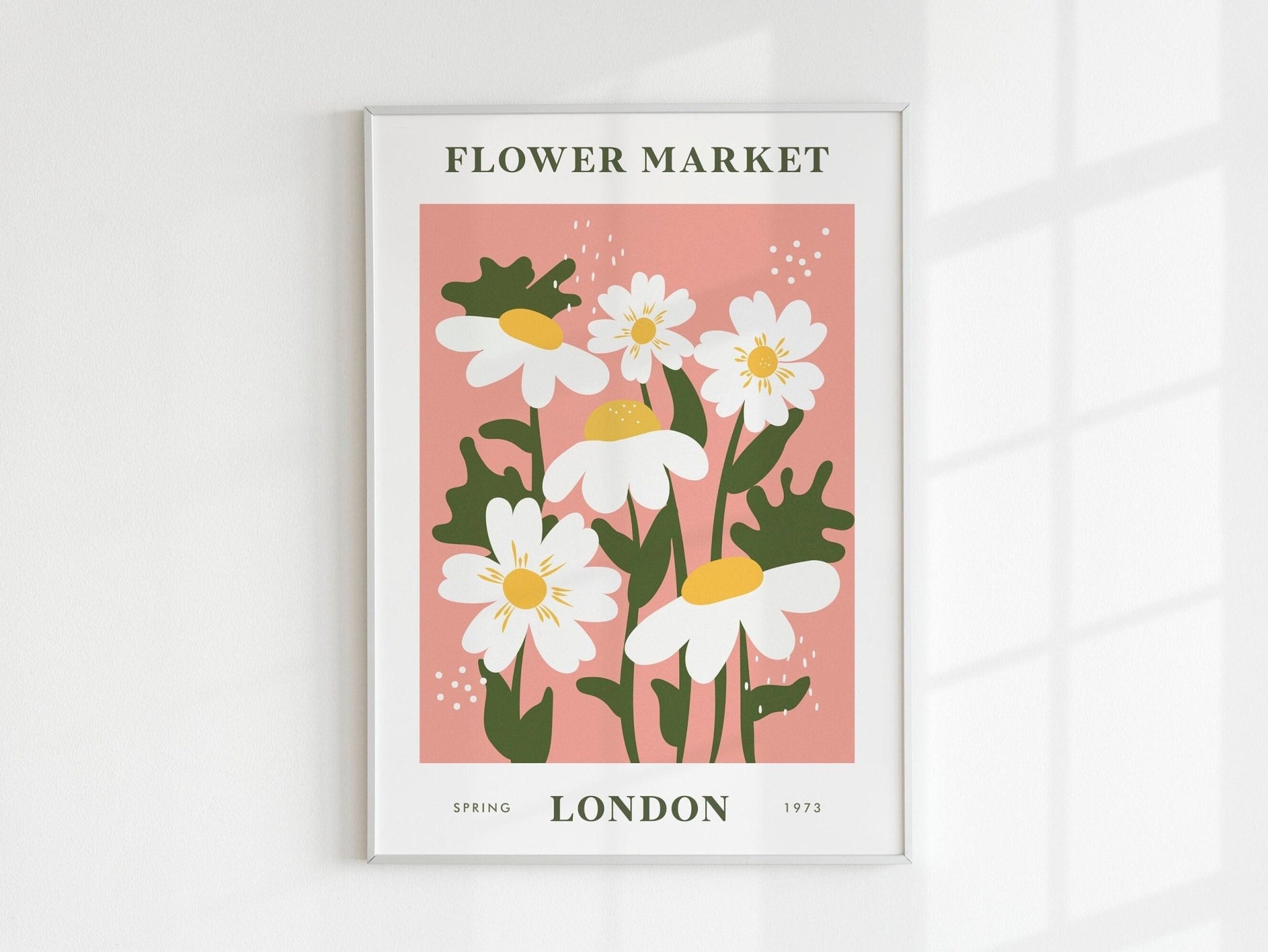 Set of 3 Flower Market Poster Prints (Milan / Berlin / London) - Pathos Studio - Art Print Sets