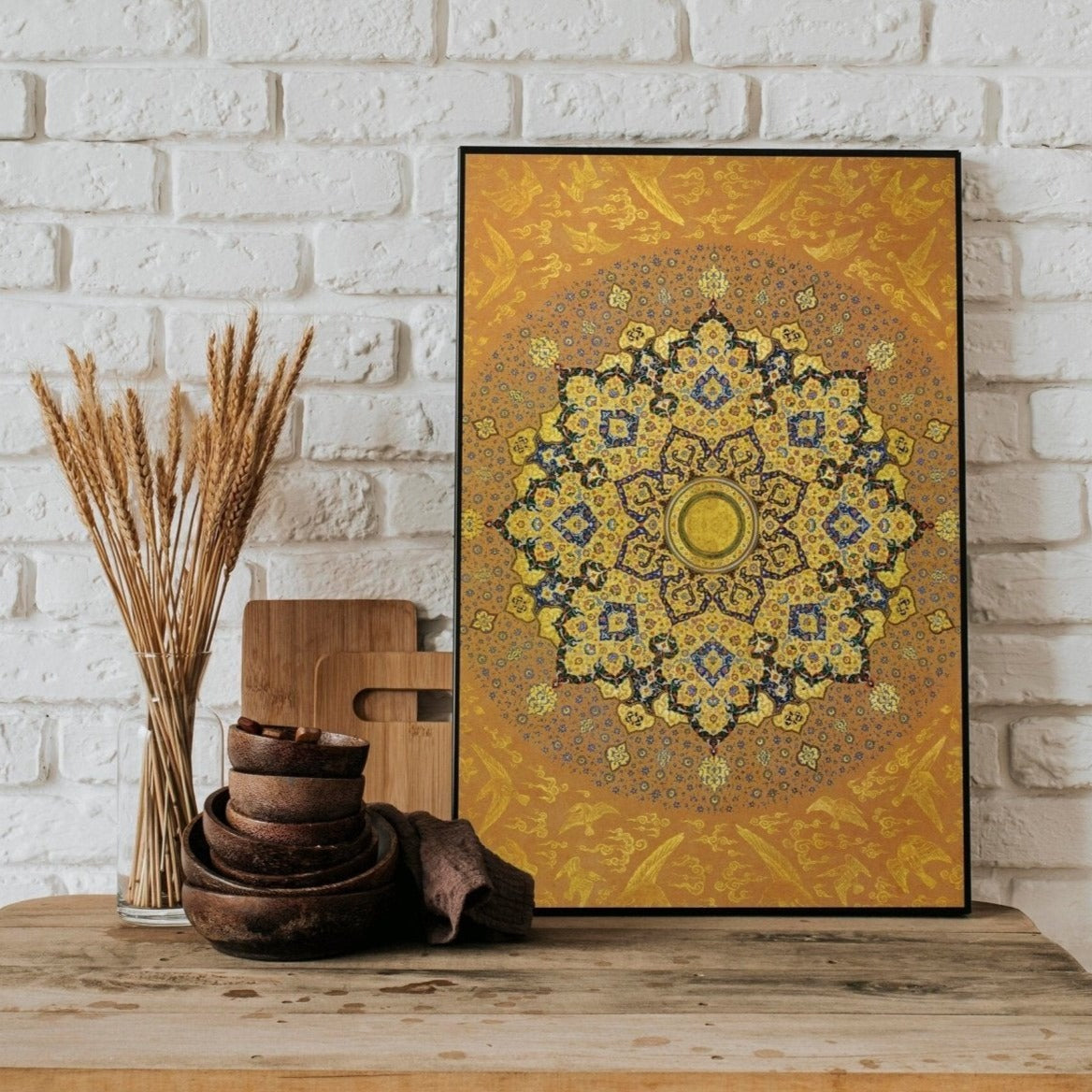 Shamse Tazhib from a Muraqqa (Traditional Indian / Persian Art)
