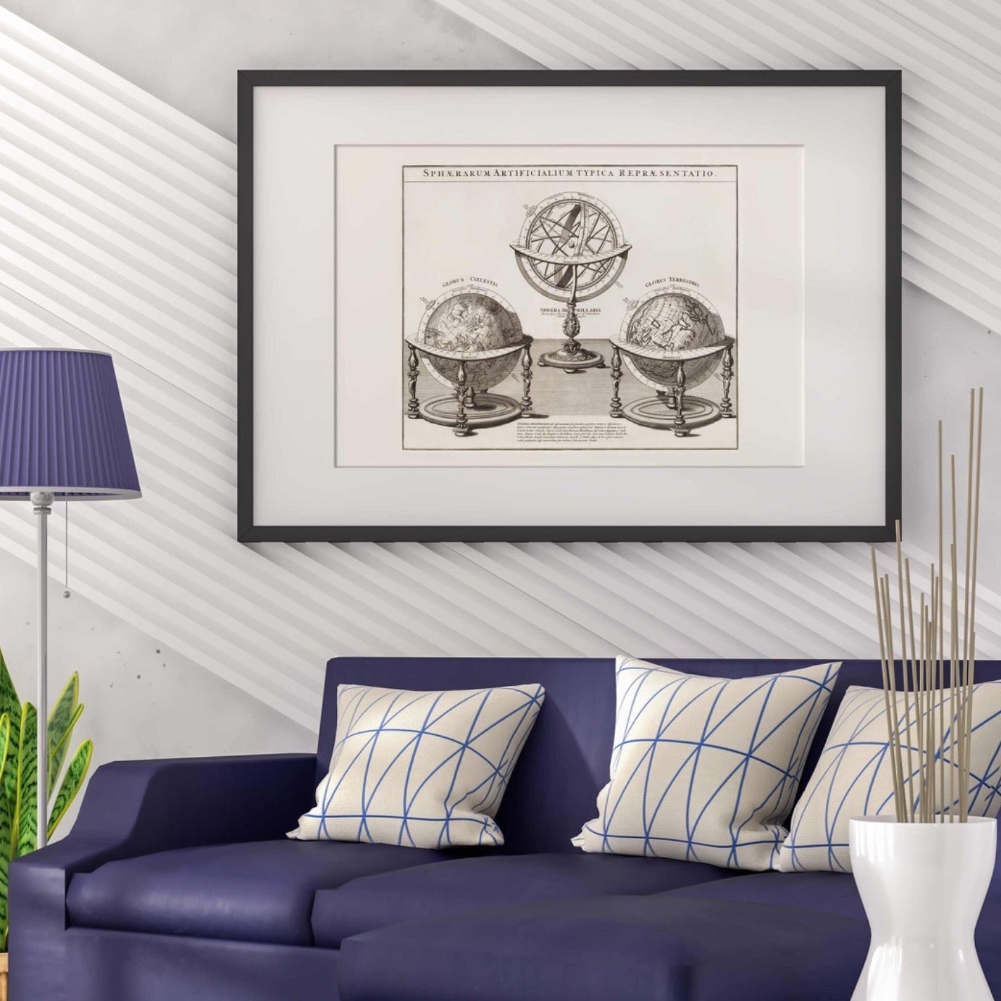 Sphaerarum Artificialium Typica Repraesentatio (Vintage Globe Map) - Pathos Studio - Art Prints