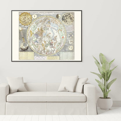 Star Map Of Southern Starry Sky