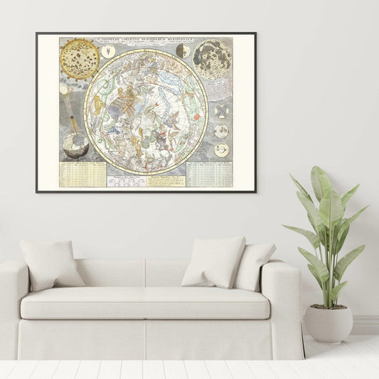 Star Map Of Southern Starry Sky