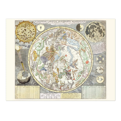 Star Map Of Southern Starry Sky