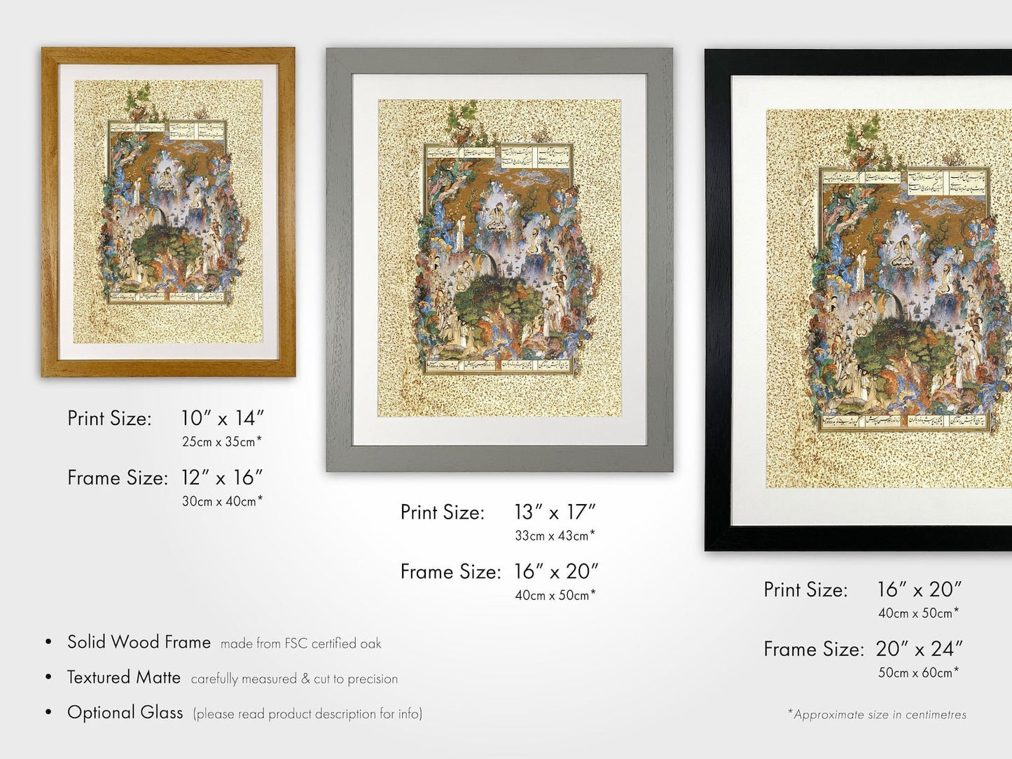 The Court of Gayumers (Persian Miniature Art for the Shahnameh)