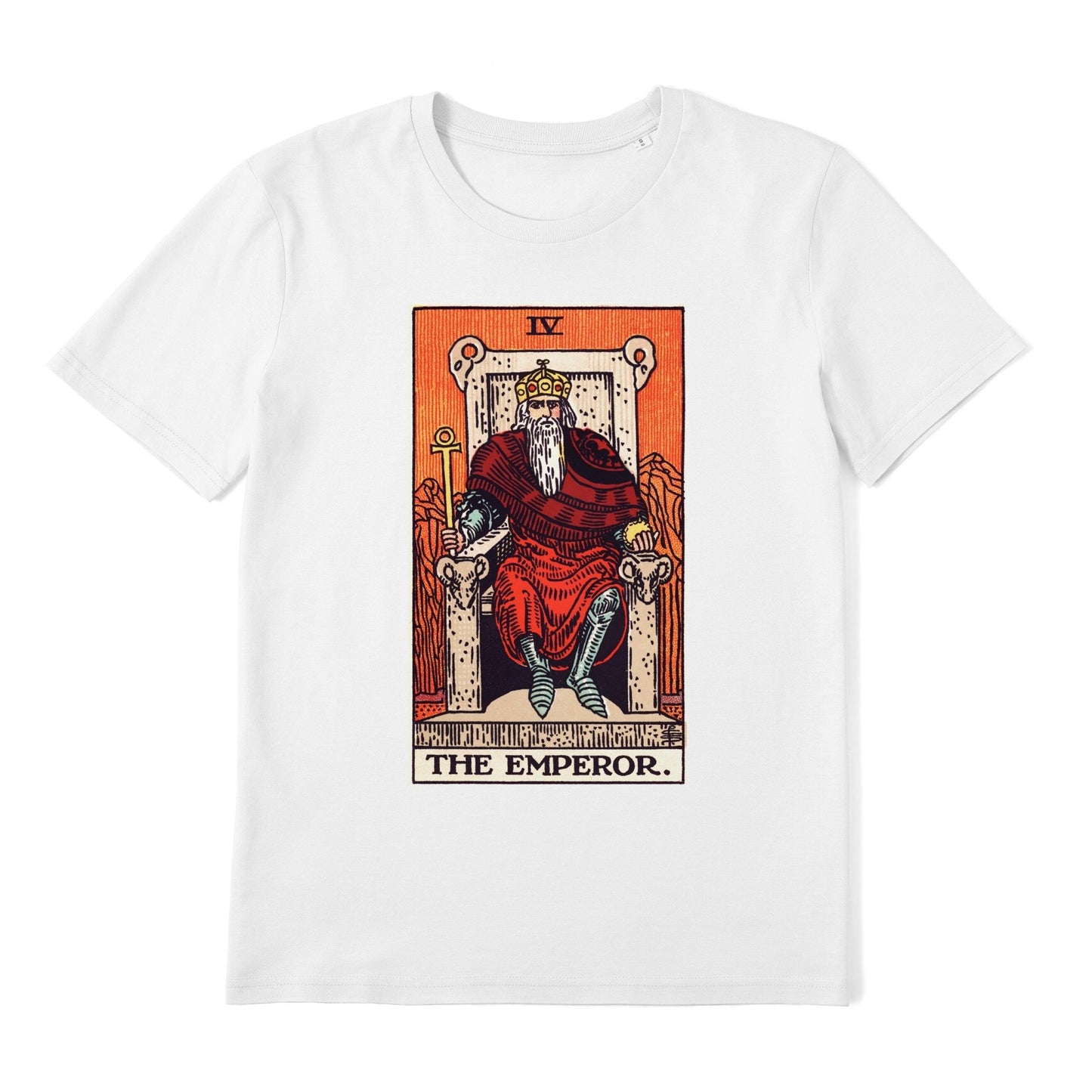 THE EMPEROR - Tarot Card T-Shirt - Pathos Studio - Shirts & Tops