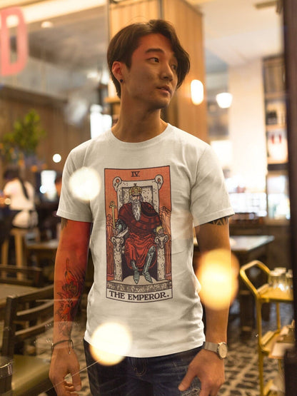 THE EMPEROR - Tarot Card T-Shirt - Pathos Studio - Shirts & Tops