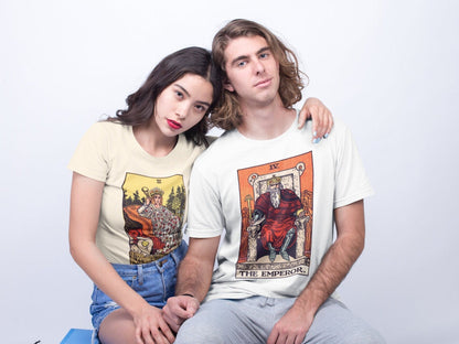 THE EMPEROR - Tarot Card T-Shirt - Pathos Studio - Shirts & Tops
