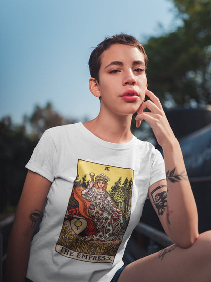 THE EMPRESS - Tarot Card T-Shirt - Pathos Studio - Shirts & Tops