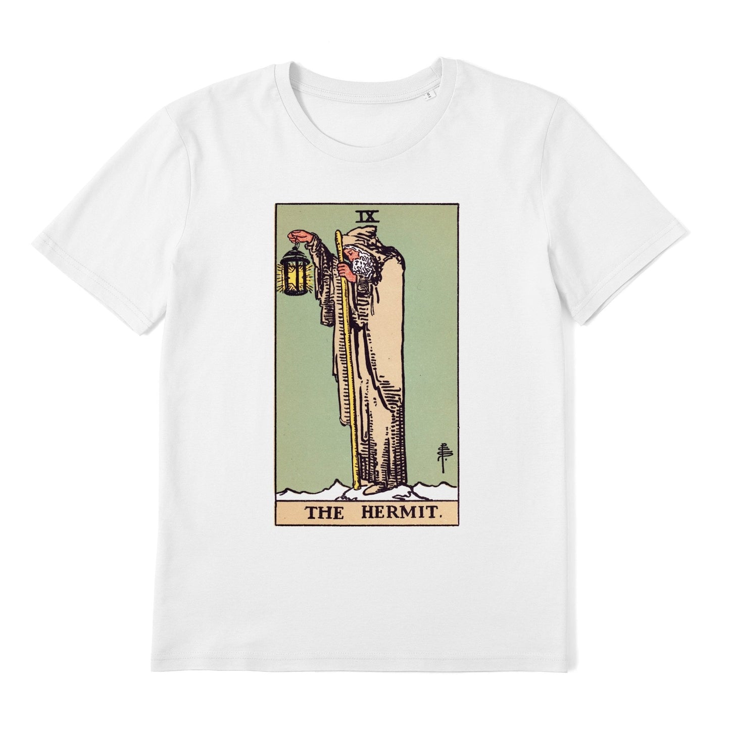 THE HERMIT - Tarot Card T-Shirt - Pathos Studio - Shirts & Tops
