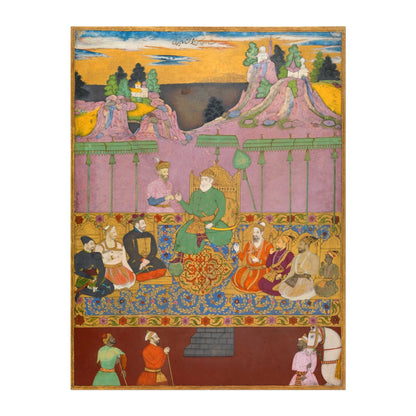 The House of Bijapur (Indian Miniature Painting)