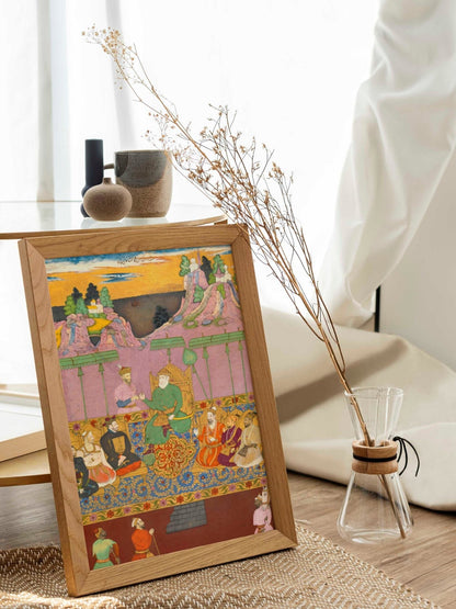 The House of Bijapur (Indian Miniature Painting)